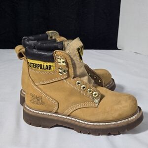 Cat Caterpillar Second Shift Workboots Honey